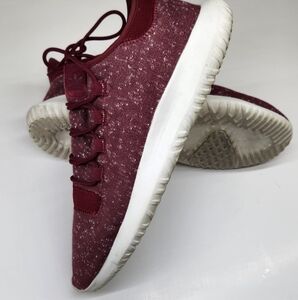 Men's Size 12 - adidas Tubular Shadow Burgundy Excellent Condition
